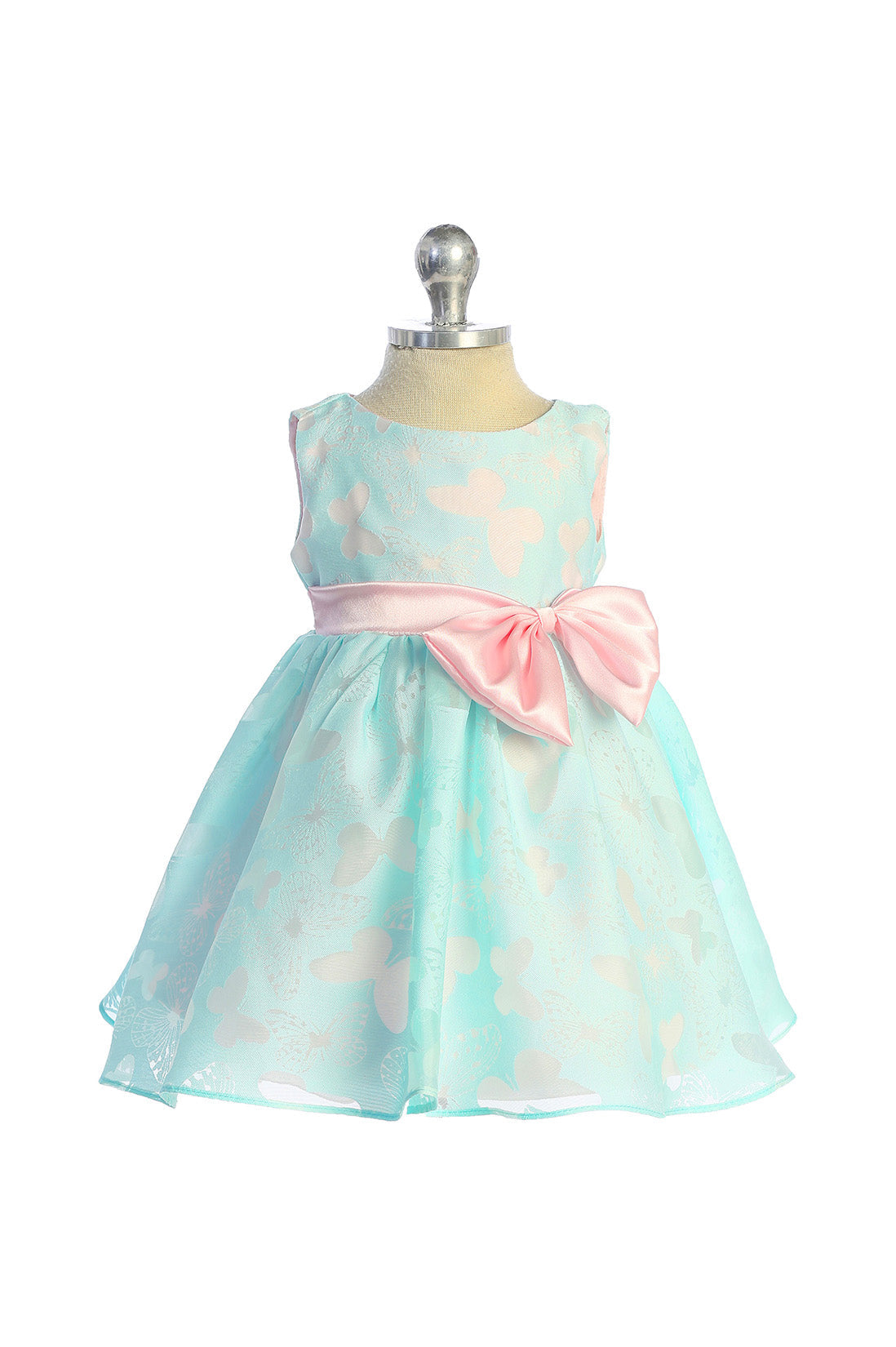 Dress - Butterfly Burnout Organza Baby Dress